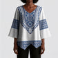 Cape Verde Kimono Sleeve Blouse Pano di Terra Dashiki Style