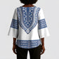 Cape Verde Kimono Sleeve Blouse Pano di Terra Dashiki Style