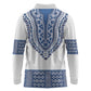 Cape Verde Long Sleeve Polo Shirt Pano di Terra Dashiki Style