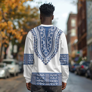 Cape Verde Long Sleeve Shirt Pano di Terra Dashiki Style
