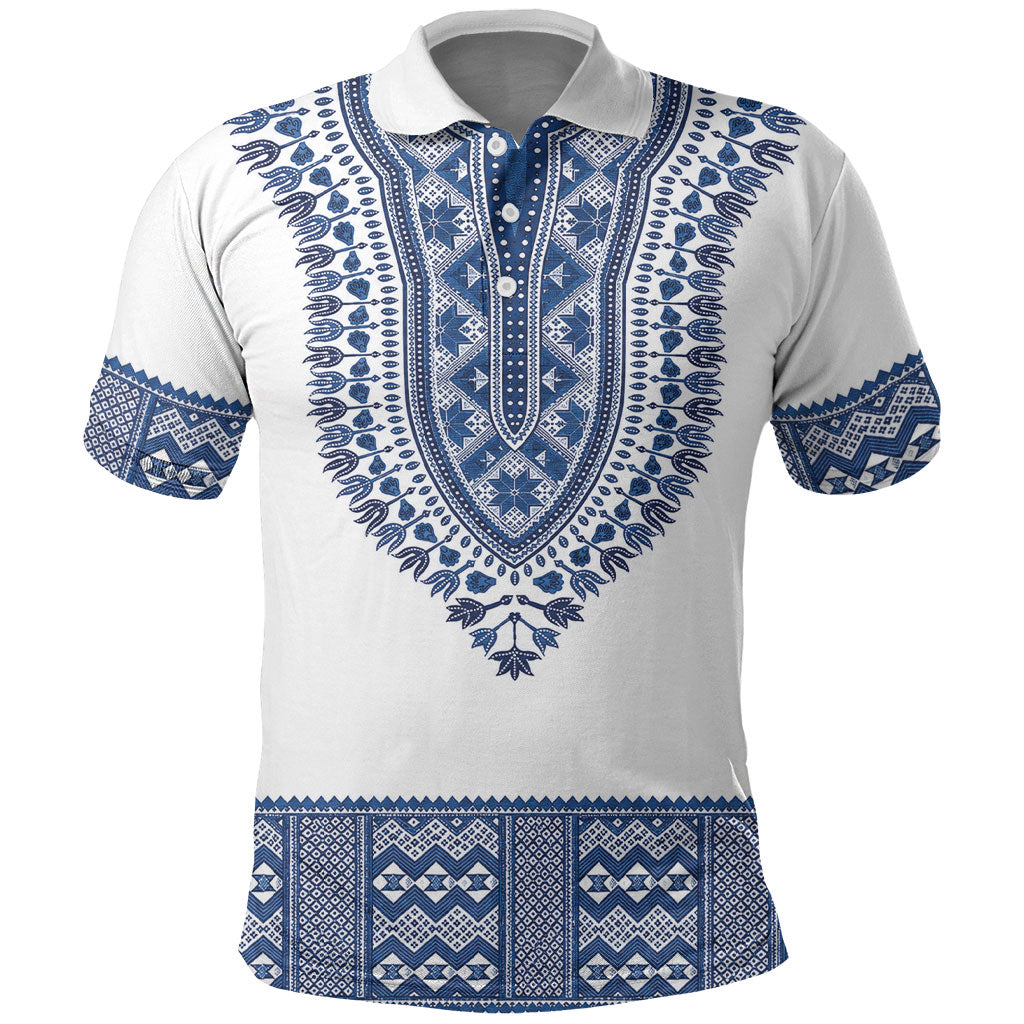 Cape Verde Polo Shirt Pano di Terra Dashiki Style