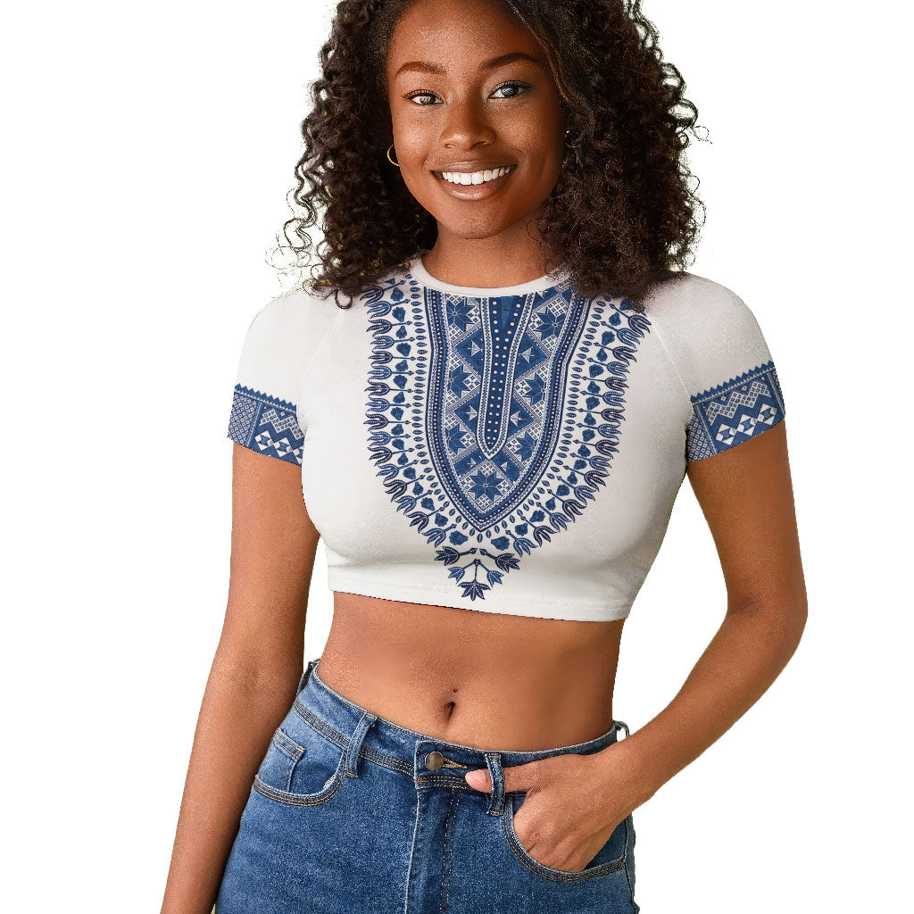 Cape Verde Raglan Cropped T shirt Pano di Terra Dashiki Style