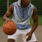 Cape Verde Sleeveless Hoodie Pano di Terra Dashiki Style
