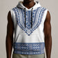 Cape Verde Sleeveless Hoodie Pano di Terra Dashiki Style