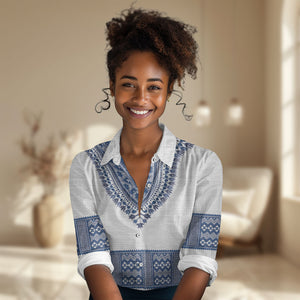 Cape Verde Women Casual Shirt Pano di Terra Dashiki Style