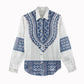 Cape Verde Women Casual Shirt Pano di Terra Dashiki Style