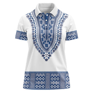 Cape Verde Women Polo Shirt Pano di Terra Dashiki Style