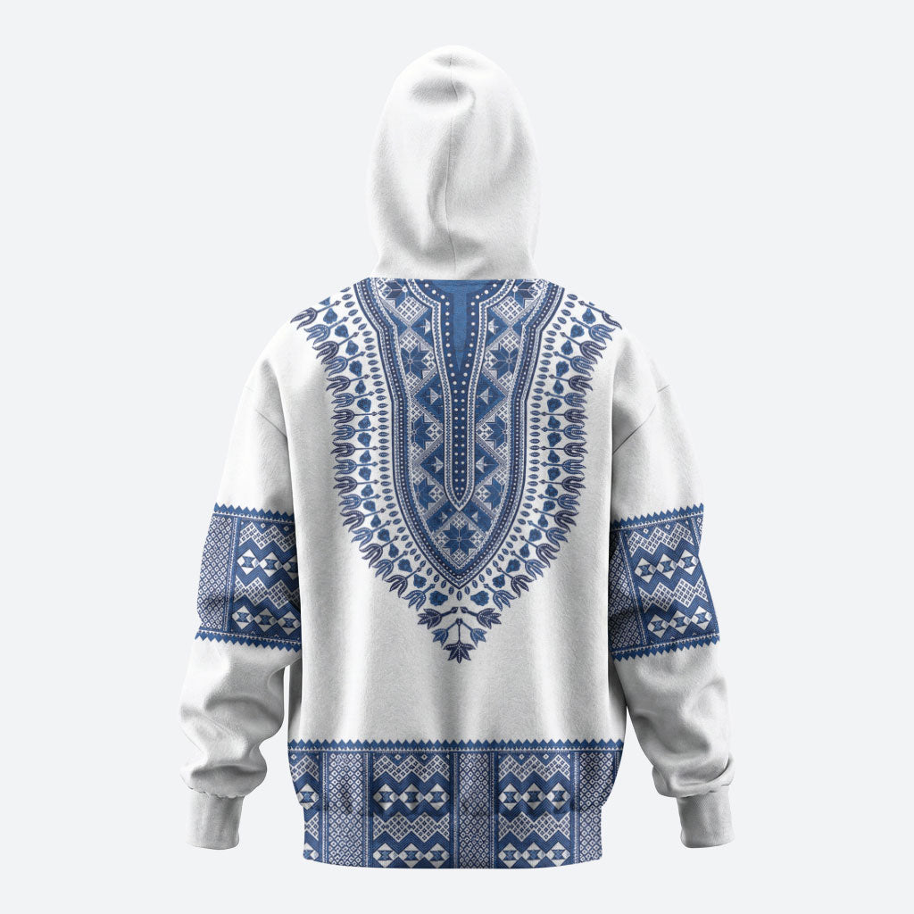 Cape Verde Zip Hoodie Pano di Terra Dashiki Style