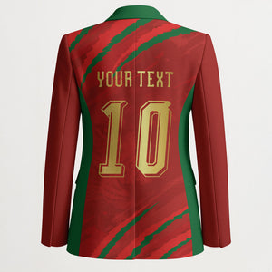Custom Morocco National Football Blazer Atlas Lions-Claws