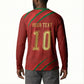 Custom Morocco National Football Button Sweatshirt Atlas Lions-Claws