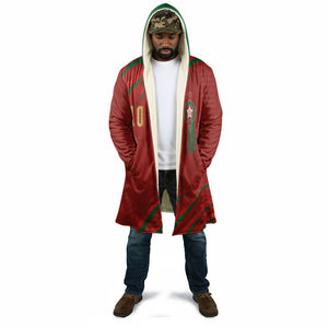 Custom Morocco National Football Cloak Atlas Lions-Claws