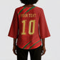 Custom Morocco National Football Kimono Sleeve Blouse Atlas Lions-Claws