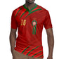 Custom Morocco National Football Rugby Jersey Atlas Lions-Claws