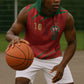 Custom Morocco National Football Sleeveless Hoodie Atlas Lions-Claws