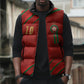 Custom Morocco National Football Sleeveless Puffer Jacket Atlas Lions-Claws