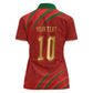 Custom Morocco National Football Women Polo Shirt Atlas Lions-Claws