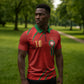Custom Morocco National Football Zipper Polo Shirt Atlas Lions-Claws