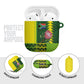 South Africa National Football AirPods Case King Protea with African Tribal Geometric Pattern Culture Art