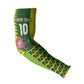 Custom South Africa National Football Arm Sleeves King Protea with African Tribal Geometric Pattern Culture Art