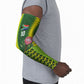 Custom South Africa National Football Arm Sleeves King Protea with African Tribal Geometric Pattern Culture Art