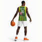 Custom South Africa National Football Basketball Jersey King Protea with African Tribal Geometric Pattern Culture Art