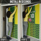 Custom South Africa National Football Door Cover King Protea with African Tribal Geometric Pattern Culture Art