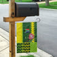 South Africa National Football Garden Flag King Protea with African Tribal Geometric Pattern Culture Art
