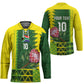 Custom South Africa National Football Hockey Jersey King Protea with African Tribal Geometric Pattern Culture Art