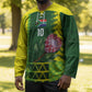 Custom South Africa National Football Hockey Jersey King Protea with African Tribal Geometric Pattern Culture Art