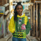 Custom South Africa National Football Hoodie King Protea with African Tribal Geometric Pattern Culture Art