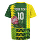 Custom South Africa National Football Rugby Jersey King Protea with African Tribal Geometric Pattern Culture Art