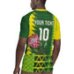 Custom South Africa National Football Rugby Jersey King Protea with African Tribal Geometric Pattern Culture Art