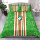 Cote d'Ivoire Bedding Set The Elephants with African Pattern Stripes