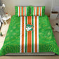 Cote d'Ivoire Bedding Set The Elephants with African Pattern Stripes