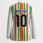 Custom Cote d'Ivoire Blazer The Elephants with African Pattern Stripes