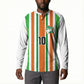 Custom Cote d'Ivoire Button Sweatshirt The Elephants with African Pattern Stripes