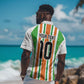 Custom Cote d'Ivoire Hawaiian Shirt The Elephants with African Pattern Stripes