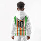 Custom Cote d'Ivoire Kid Hoodie The Elephants with African Pattern Stripes