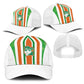 Côte d'Ivoire Mesh Trucker Cap The Elephants with African Pattern Stripes