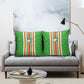 Cote d'Ivoire Pillow Cover The Elephants with African Pattern Stripes