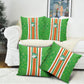 Cote d'Ivoire Pillow Cover The Elephants with African Pattern Stripes