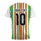 Custom Cote d'Ivoire Rugby Jersey The Elephants with African Pattern Stripes