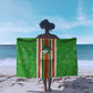 Cote d'Ivoire Sarong The Elephants with African Pattern Stripes