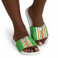 Cote d'Ivoire Slide Sandals The Elephants with African Pattern Stripes