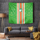 Cote d'Ivoire Tapestry The Elephants with African Pattern Stripes