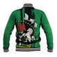Nigeria Independence Day Baseball Jacket - National Seal with Peace Dove - African Pattern LT03