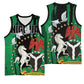 Nigeria Independence Day Basketball Jersey - National Seal with Peace Dove - African Pattern - African Pride