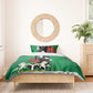 Nigeria Independence Day Bedding Set - National Seal with Peace Dove - African Pattern