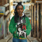 Nigeria Independence Day Hoodie - National Seal with Peace Dove - African Pattern