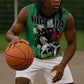 Nigeria Independence Day Sleeveless Hoodie - National Seal with Peace Dove - African Pattern - African Pride